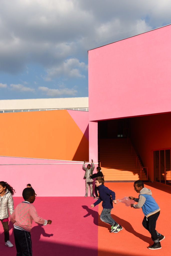 Projet couleur A3DC - Groupe scolaire Simone Veil, Colombes - Coloriste conseil - Atelier 3D couleur