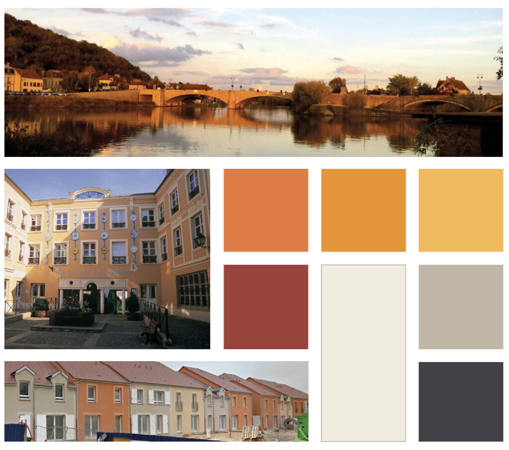 Mise en couleur, onfluence Habitat Montereau chaud <span class='a3dc'>a<span>3</span>dc </span> atelier 3d couleur