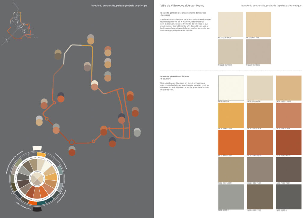 Villeneuve d Ascq planification de la couleur schema directeur de coloration a3dc Atelier 3d couleur