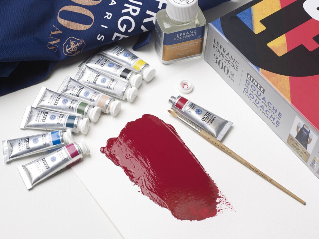 Lefranc Bourgeois gouache extra-fine Linel, gammes couleurs a3dc atelier 3d couleur