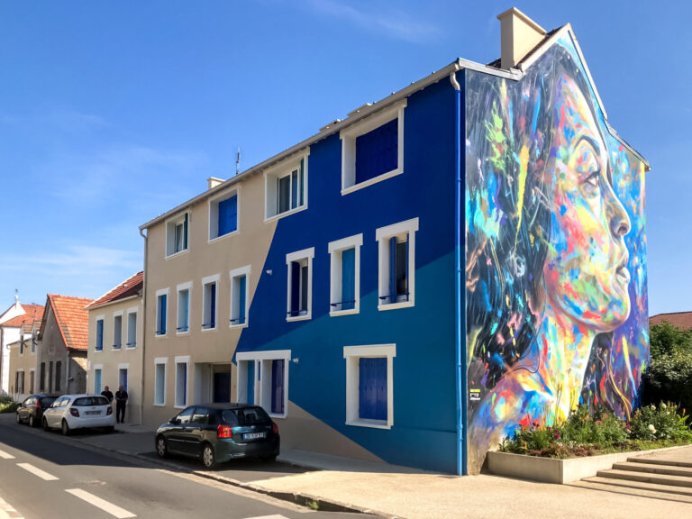 Trois Moulins-Polylogis Lieusaint mise en couleur façade a3dc Atelier 3d Couleur Graffiti