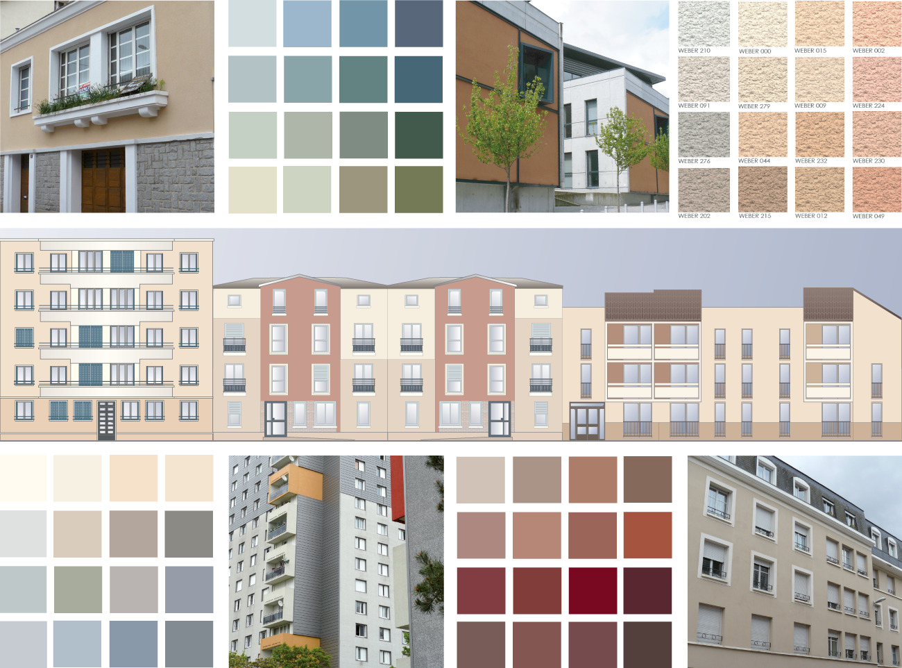 City colour chart of Limoges by a3dc a3dc, première agence de design