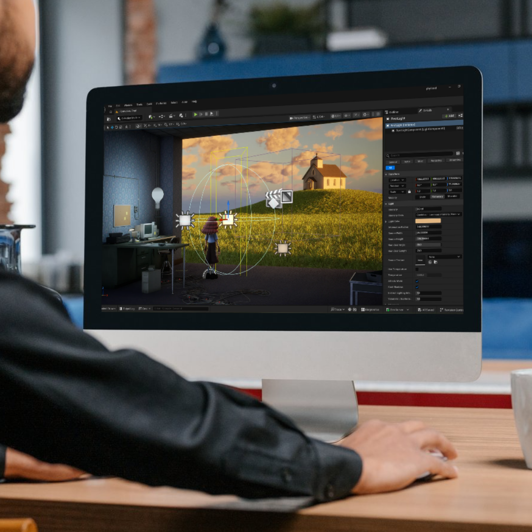 Travail des matériaux, de la lumière et de l’atmosphère dans Unreal Engine 5